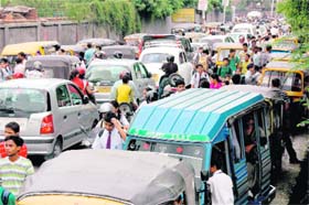 Traffic jams have become a norm in Dehradun in the absence of any concrete traffic plan by the authorities