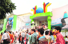 The Punjab pavilion at the India International Trade Fair at Pragati Maidan, New Delhi
