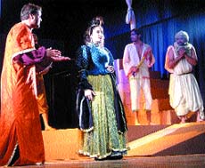 Udhdi Hui Gudia and King Lear being staged at the National Theatre Festival in Amritsar. 