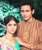 Lead pair of the TV serial Agle Janam Mohe Bitiya hi Kijo.