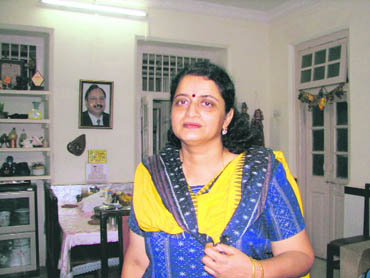 Despite the shock and grief, barely a month after the death of her husband, Kavita Karkare resumed duty as a lecturer in educational sociology in a Mumbai-based B.Ed college