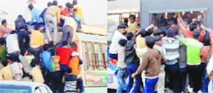 In the absence of exclusive transport service for government educational institutions in Ambala, students have to travel in overcrowded roadways buses.
