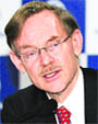 World Bank president Robert Zoellick speaks during a news conference in New Delhi on Friday.