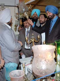 MP Navjot Sidhu at the PITEX-2009 trade fair in Amritsar