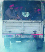 Is India talking of self control cuts in carbon emission? It doesnt seem so looking at this polluting police vehicle in Amritsar