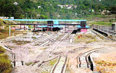 Construction work on Katra railway station has been going on at a snails pace. 