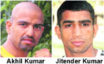 Akhil Kumar (Right) Jitender Kumar