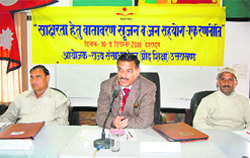 Speakers at a literacy workshop held at State Resource Centre at RLEK in Dehradun