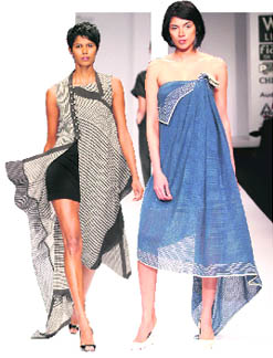 (Left) Africa-inspired contrasts will be popular and 