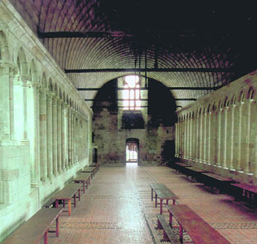 The church has a hall with windows placed in such a way that as one enters, not a single window can be seen