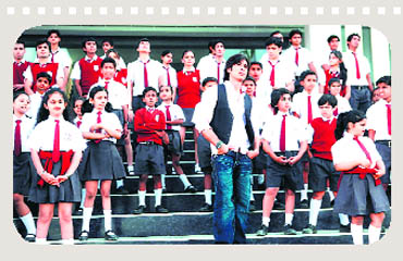 In Milind Ukeys Pathshala, the arrival of  Shahid Kapoor, 