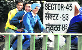 Underage motorcyclists don't care two hoots for traffic rules in Chandigarh.