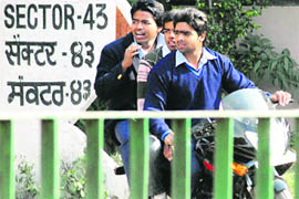 Underage motorcyclists don't care two hoots for traffic rules in Chandigarh.