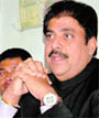 INLD secy-gen Ajay Singh Chautala at a press conference in Chandigarh on Monday