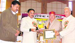 The Himotkarsh Kangra Shri Award is conferred on a recipient in Nurpur. 