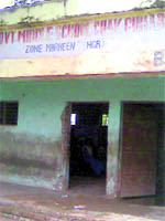 A view of the poor condition of a two-room middle school at Chak Chhaba, falling in Marheen zone of the Hiranagar constituency of Kathua district.