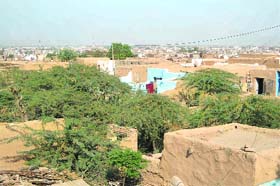 Ther Mohalla is built atop a Harappan era site in Sirsa