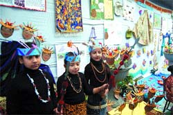 An art and craft exhibition organised at Senior Study School in Amritsar. 