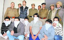 The accused in police custody in Karnal 
