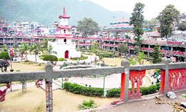A view of Indira Market. Photo by the writer