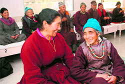 Social activists from Ladakh hold a meeting in Jammu on Monday