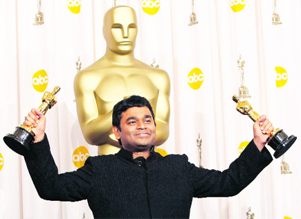 A.R. Rahman won the Oscars for Best Original Score and Best Song for ‘Jai Ho’ in Danny Boyle’s Slumdog Millionaire.