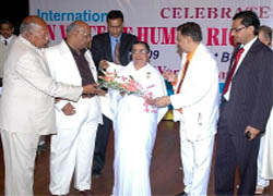 AIHRA leaders honouring BK Sheilu
