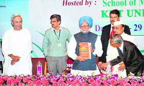 Prime Minister Manmohan Singh at the 92nd annual conference of Indian Economic Association, in Bhubaneswar