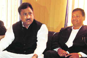 Bajrang Das Garg, president, Haryana Beopar Mandal, addresses mediapersons in Ambala on Sunday. 