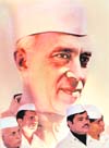 Congress Sewa Dal members attend the 125th foundation day function of the party in New Delhi on Monday. 