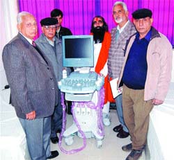 Latest instrument being installed at the Sewa Samiti Hospital in Amritsar