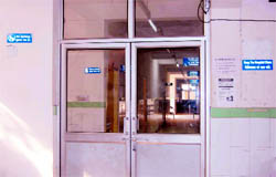 The locked corridors of Doon Hospital in Dehradun