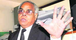 Dr BKS Sanjay, orthopaedic surgeon, at a press conference in Dehradun on Saturday.