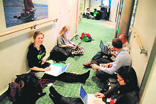 Representing 13 countries and speaking nine languages, the youngsters tracking their negotiators 
