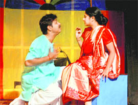 The story of Binodini Dasi, a leading yesteryear actress, was a source of inspiration for the play