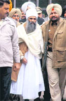 Baba Pritpal Singh is taken out of court.