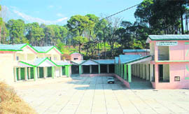 The new sabzi mandi complex in Palampur.