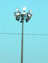 Thanks to MC, its lit posts during the day and dark streets at night for the residents of the holy city