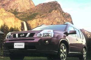 A nice feature of the Nissan X-Trail is the waterproof cargo area