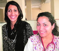 Sarah Sattar and Allya