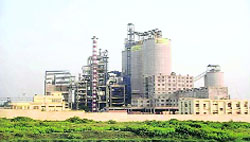 The JP cement plant near Nalagarh which was commissioned on Thursday.