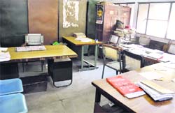 An office at the mini secretariat wears a deserted look in Ludhiana 