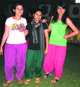 Dhoti pants, which look like salwars or peg trousers, offer relaxed dressing and look trendy
