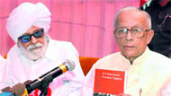 at a press conference with party general secretary late Harkishen Surjit.
