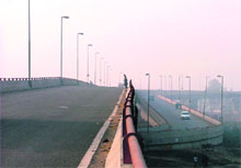 The Dhandari flyover in Ludhiana.