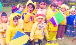 Tinytots of Kiddies Paradise celebrate Basant Panchami in Ludhiana 