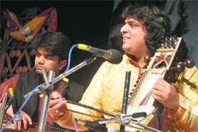 Sarangi recital by Ustad Kamal Sabri in Chandigarh on Thursday.