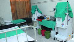 Dialysis machines in the Civil Hospital lie unused as there is no technician to operate them
