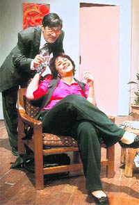 Chandigarh-based theatre group Abhinet’s “Who’s afraid of Virginia Woolf?” was well received by the audience