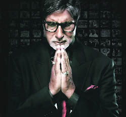 Amitabh Bachchan appeared as a real-life newscaster on a news channel to promote Rann
